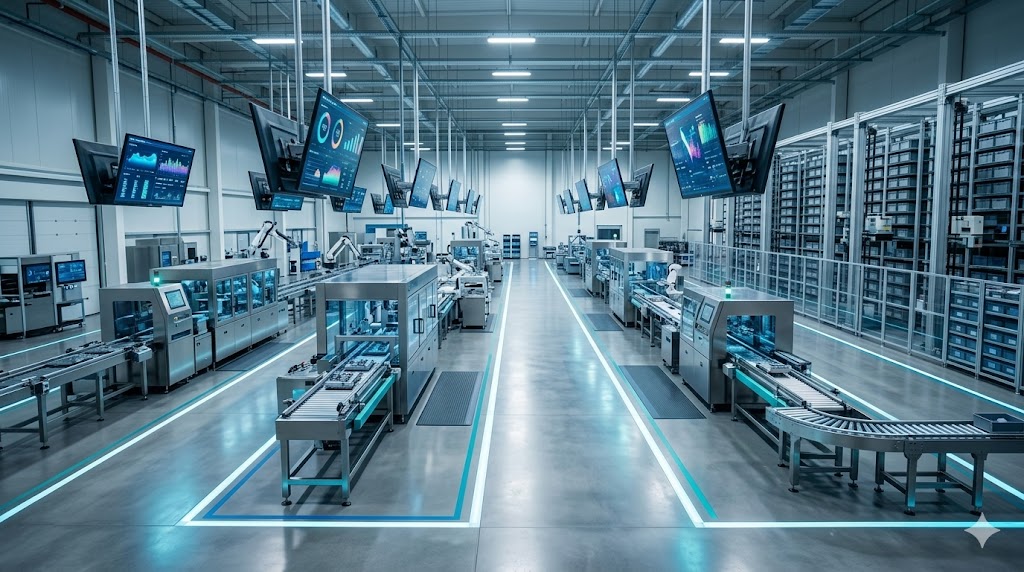 Modern manufacturing floor